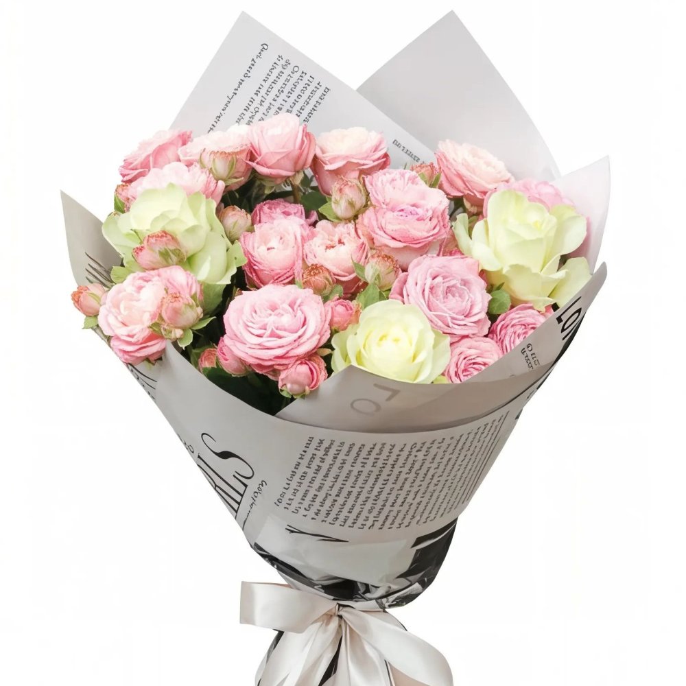 Букет Прикосновение утра Букет роз Прикосновение утра